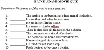 patch adams questions